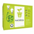 Miracle Led 2-Socket Plant Survival Grow Light Kit- Full Spec. 14W Replace 150W Grow Bulbs 801955